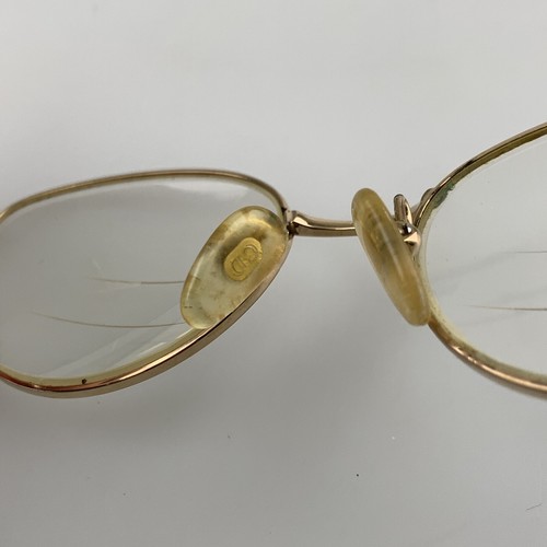 Christian Dior Eyeglasses Frame Only mod. CD3570 47Q Gold Plated Austria Vintage - Picture 7 of 12