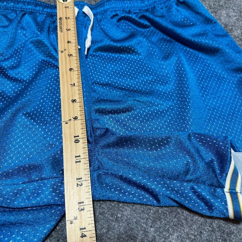 Nike Shorts Girls Large Blue Polyester Mesh Drawstring Gym Activewear - Picture 5 of 14