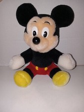 VINTAGE Disney's MICKEY MOUSE Plush 7" Seated