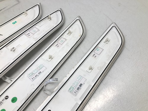 2016-2022 BMW 750i 740i G12 M-SPORT DOOR SILL SCUFF PLATE SET X4 ILLUMINATED OEM - Picture 11 of 13