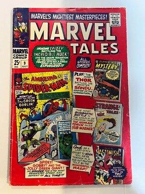 Marvel Tales 9 KEY reprints Amazing Spider-Man 14 Marvel 1967 Stan Lee Ditko