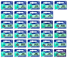 Murata SR 1.55V Silver Oxide Watch Batteries Low/High/Dual Drain - Wholesale