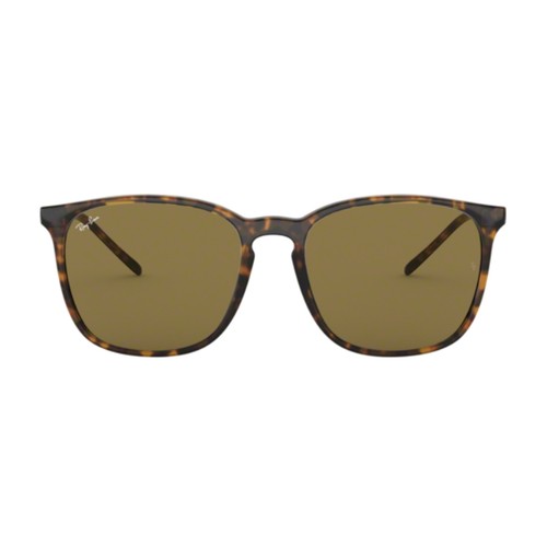 Occhiali da Sole Uomo Donna Ray Ban 4387 710/73 Havana Squadrati Marroni  Scuri | eBay