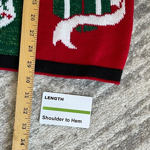 NWT Nutcracker Women's Ugly Christmas Sweater Size L Pullover Acrylic Black Red