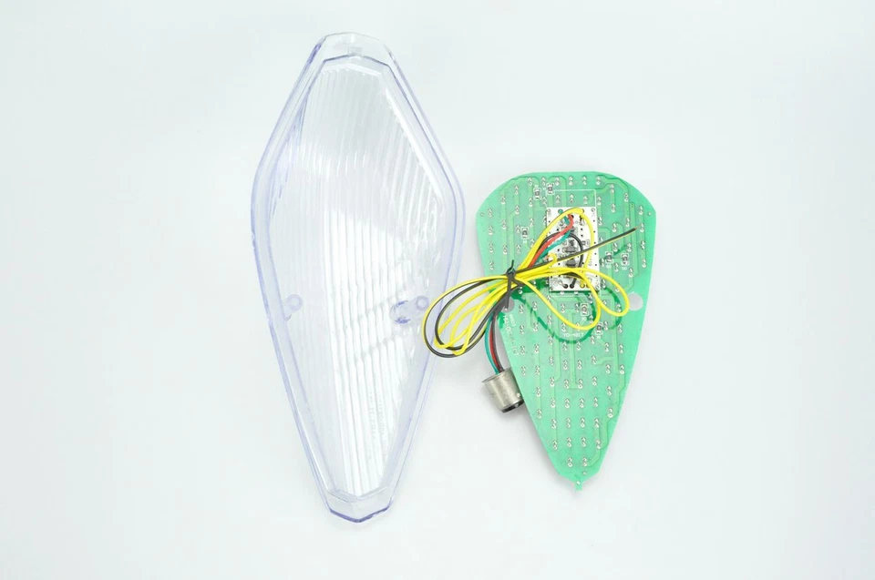 Luz trasera intermitente LED señal de giro compatible con Honda VTX 1300S/T/R 1800S/T/R transparente Foto 2 de 2