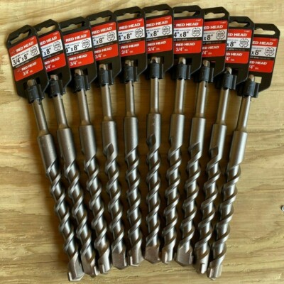 Sds Rill Red Lot of 10 ITW Red Head 3/4
