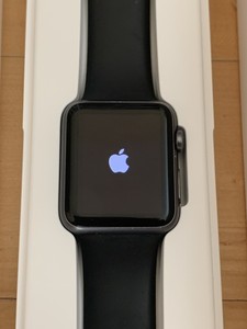 Apple Watch Series 7000 42mm Space Gray Aluminum Case Black Sport Band | eBay