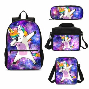 galaxy backpack and lunchbox