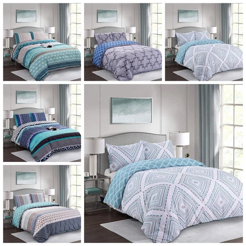3 Pic King Queen Duvet Cover Egyptian Comfort Boho Style Bedding Comforter Cover