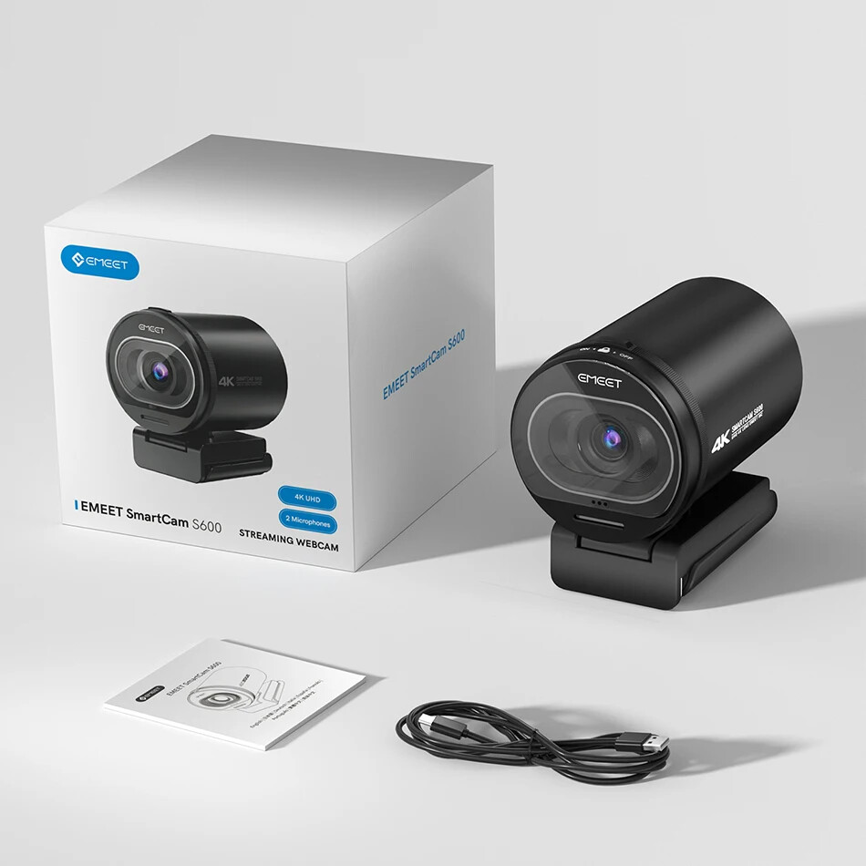 Caméra Web autofocus corrigeant la faible luminosité pour visioconférence - 2