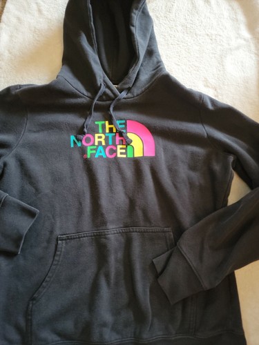 Black Hoodie with Rainbow Letters 