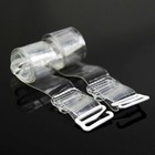 Clear Invisible Bra Straps Adjustable Detachable Transparent Metal Hook