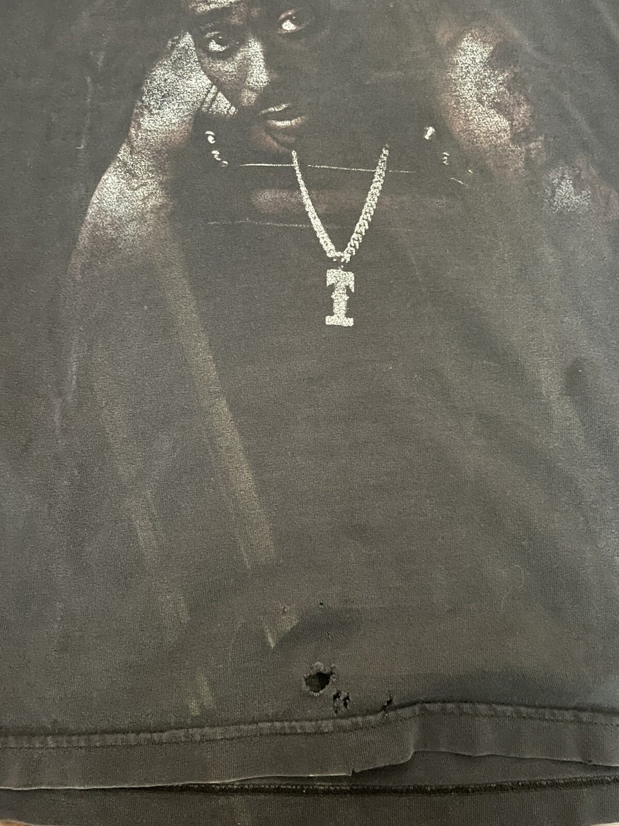 トップス 90s 2PAC TEE heaven ain't hard 2 find T Vintage 1998 Tupac 2Pac Heaven Ain't Hard 2 Find Tee T-shirt