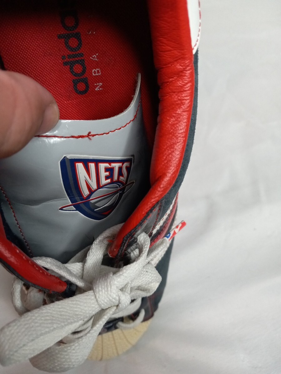 Rare Vintage Adidas Superstar 1 New Jersey Nets NBA Shoes Sz Rare Vintage Adidas Superstar 1 New Jersey Nets NBA Shoes Sz