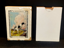 VINTAGE UNUSED JAMES BUCHANAN'S BLACK & WHITE SCOTCH WHISKY ENGLAND PLAYING CARD