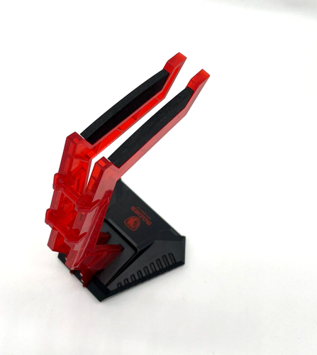 Gaming Headset Cradle Headphone Display DJ Headset Holder Stand Bracket Red NEW - Picture 12 of 12