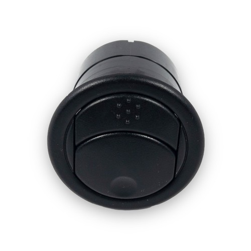 2000-2005 Mitsubishi Eclipse Dash Interior AC Heat Circle Air Vent Black OEM - Foto 3 di 8