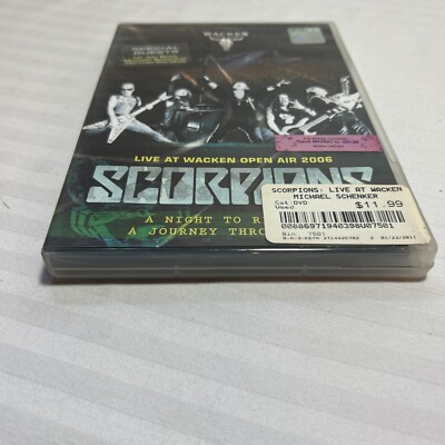 Scorpions Live at Wacken Open Air 2006 DVD w/ Insert Sony BMG