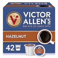 Hazelnut Flavored, Medium Roast, 42 Count, Coffee Pods for Keurig K-Cup Brewers