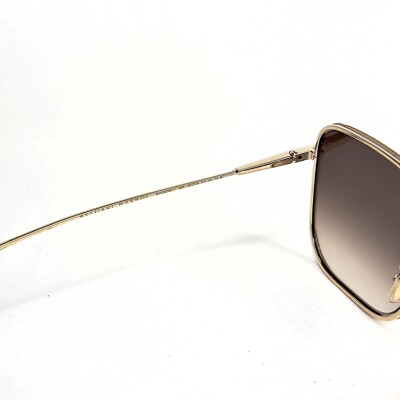 Bulgari Gold Frame Gradient Brown Square Sunglasses Bvlgari Brown Gradient Square Ladies Sunglasses BV6173B 278  main image 2