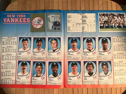 1988 Panini Baseball Aufkleber Album fast komplett Don Mattingly MLB - Bild 2 von 7