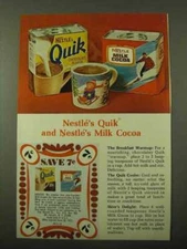 1971 Nestle's Quik and Milk Cocoa Ad