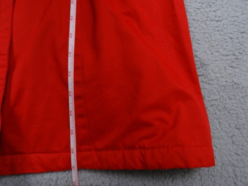 Pendleton Womens Jacket Size Medium Red Critically Seam Sealed Trench Coat - Picture 18 of 20