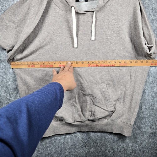 BUFFALO DAVID BITTON Mens Hoodie Pullover Gray Sweatshirt Sweater Casual XL - Picture 8 of 14