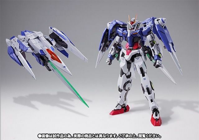 METAL BUILD Gundam 00 GN-0000 + GNR-010 00 RAISER Action