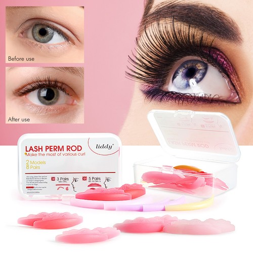 8 Pair Silicone Eyelash Perm Rods Lash Lift Pads Eyelash Curling Lash Extension - Picture 12 of 12