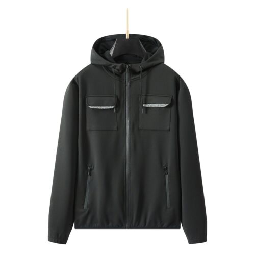 Juego de chándal estilo CARGO para hombre bolsillos con cremallera diseñador de buceo sudadera corredores - Imagen 22 de 29