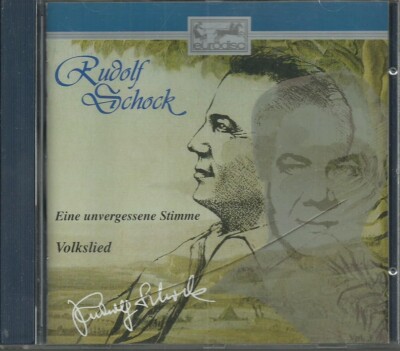 CD Rudolf Schock, Eine vergessene Stimme, Volkslied, BMG Classics