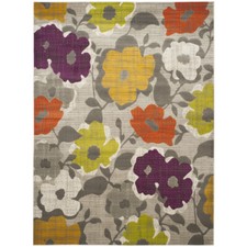 SAFAVIEH Porcello Collection PRL7726C Grey / Yellow Rug