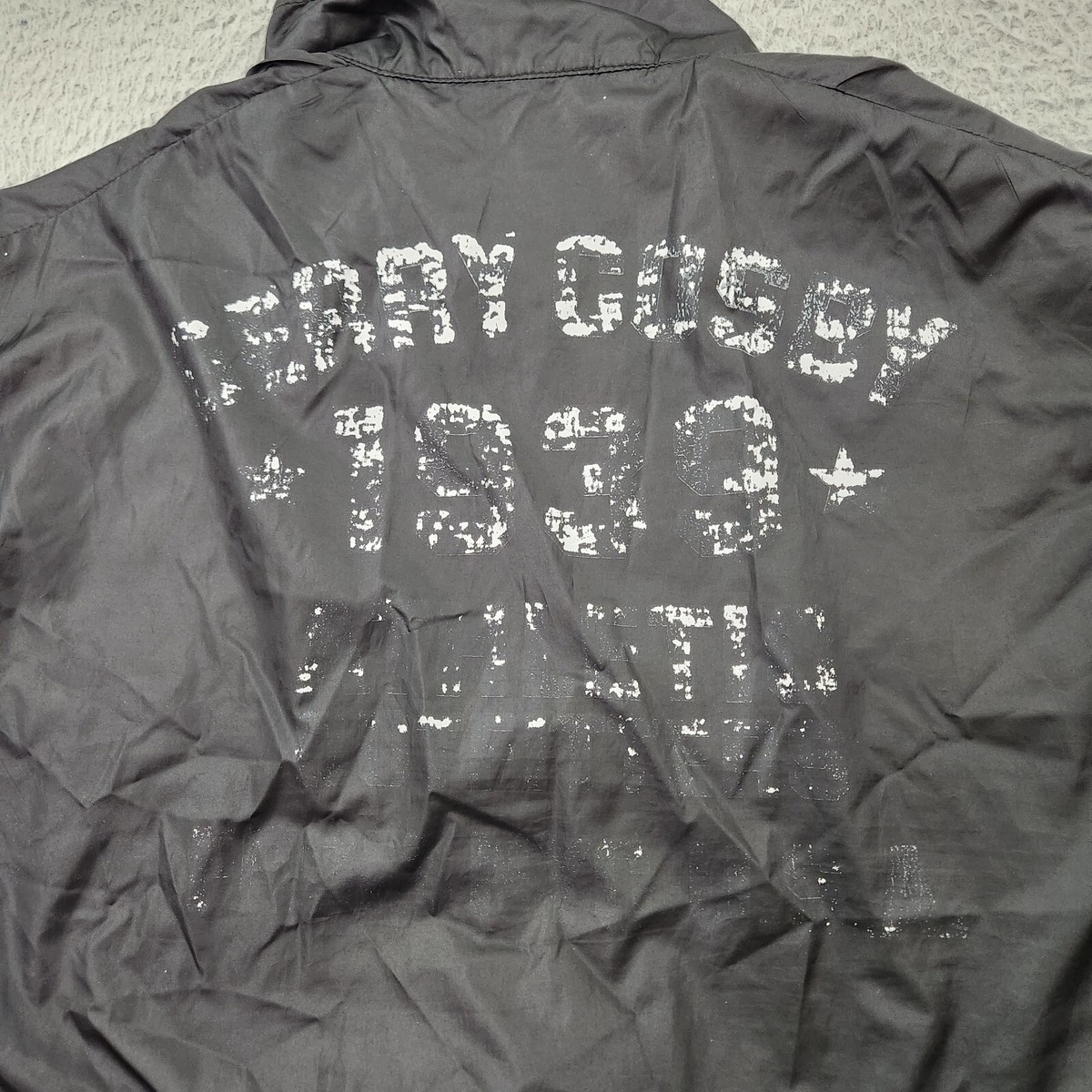 Gerry Cosby Jacket Adult Large Black Full Zip Windbreaker