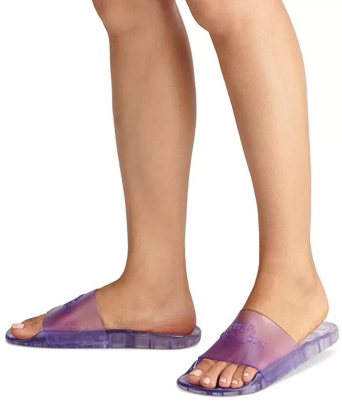 Coach Z2349*Women's Purple Ulyssa Jelly Pool Slides Size 5 B | eBay