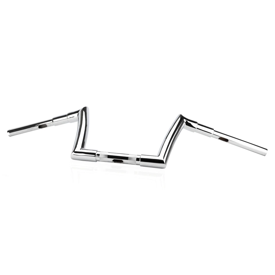 10" Rise 1-1/2" Ape Hanger Handlebar Fat Bar For Harley Dyna Touring Road Glide — 第 3/4 张图片