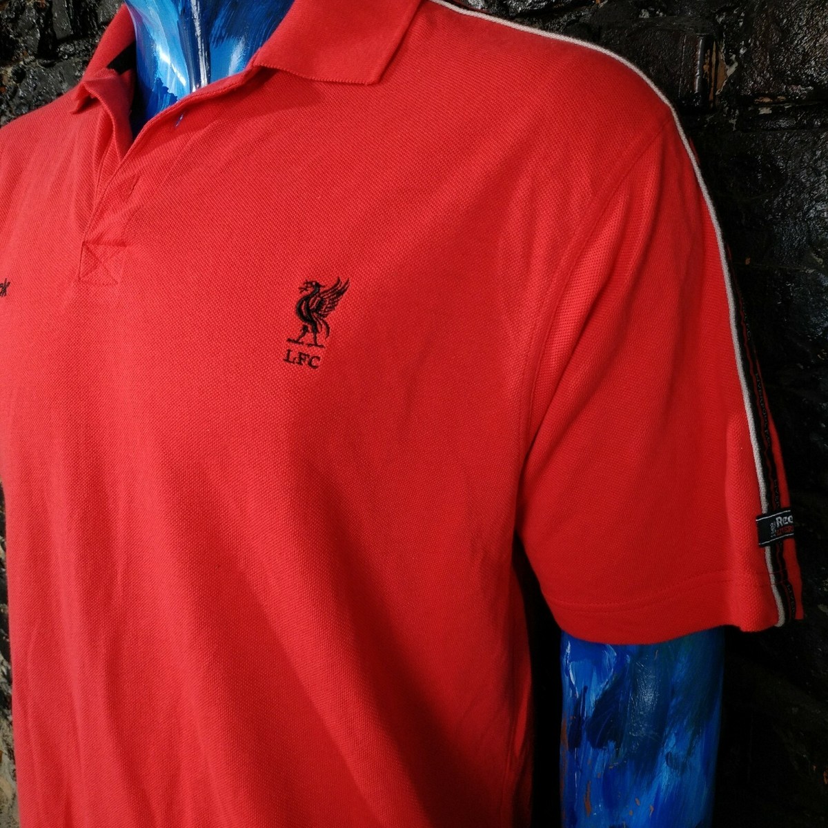 Liverpool The Reds Training Jersey Polo Red Reebok Cotton