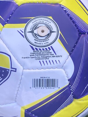 NSC MLS Franklin Mini Soccer Ball, Size 1, Nashville Soccer Club