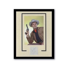 James Garner "Maverick" AUTOGRAPH Signed Custom Framed 11x14 Matted Display ACOA