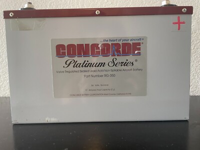CONCORDE PLATINUM SEALED BATTERY RG-350