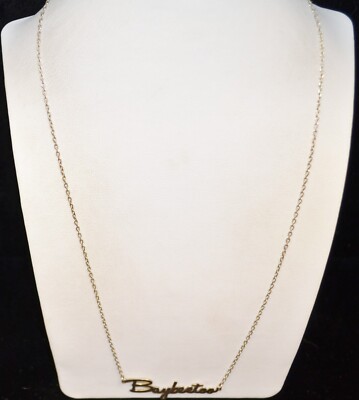 Sterling Silber ''Baybeetoo'' Anhänger Halskette 20,0'' #FMC728