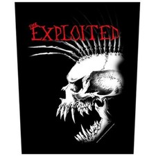 Image of THE EXPLOITED BACK PATCH : BASTARD SKULL : album Official Licenced Merch gift