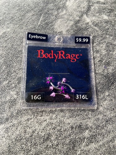 (4 MEZCLA) NUEVO 16G CEJAS CUERPO GELATINA PÚRPURA/LILA GANANCIAS, por BODY RAGE. - Imagen 1 de 5