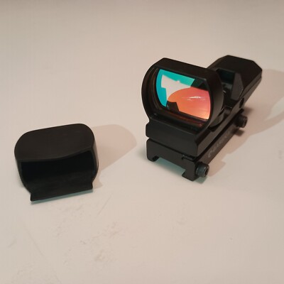 Barska 1x Multi Reticle Electro IR Red Dot Sight w/ Picatinny Mount