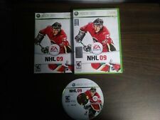 NHL 09 (Microsoft Xbox 360, 2009) With Manual Tested Working READ