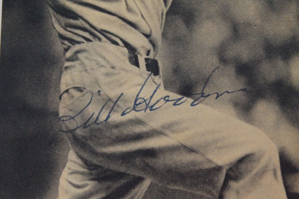 Foto de corte 5x8 firmada autografiada por Billy Goodman (d.84) de los Medias Rojas de Boston 16K Foto 3 de 4