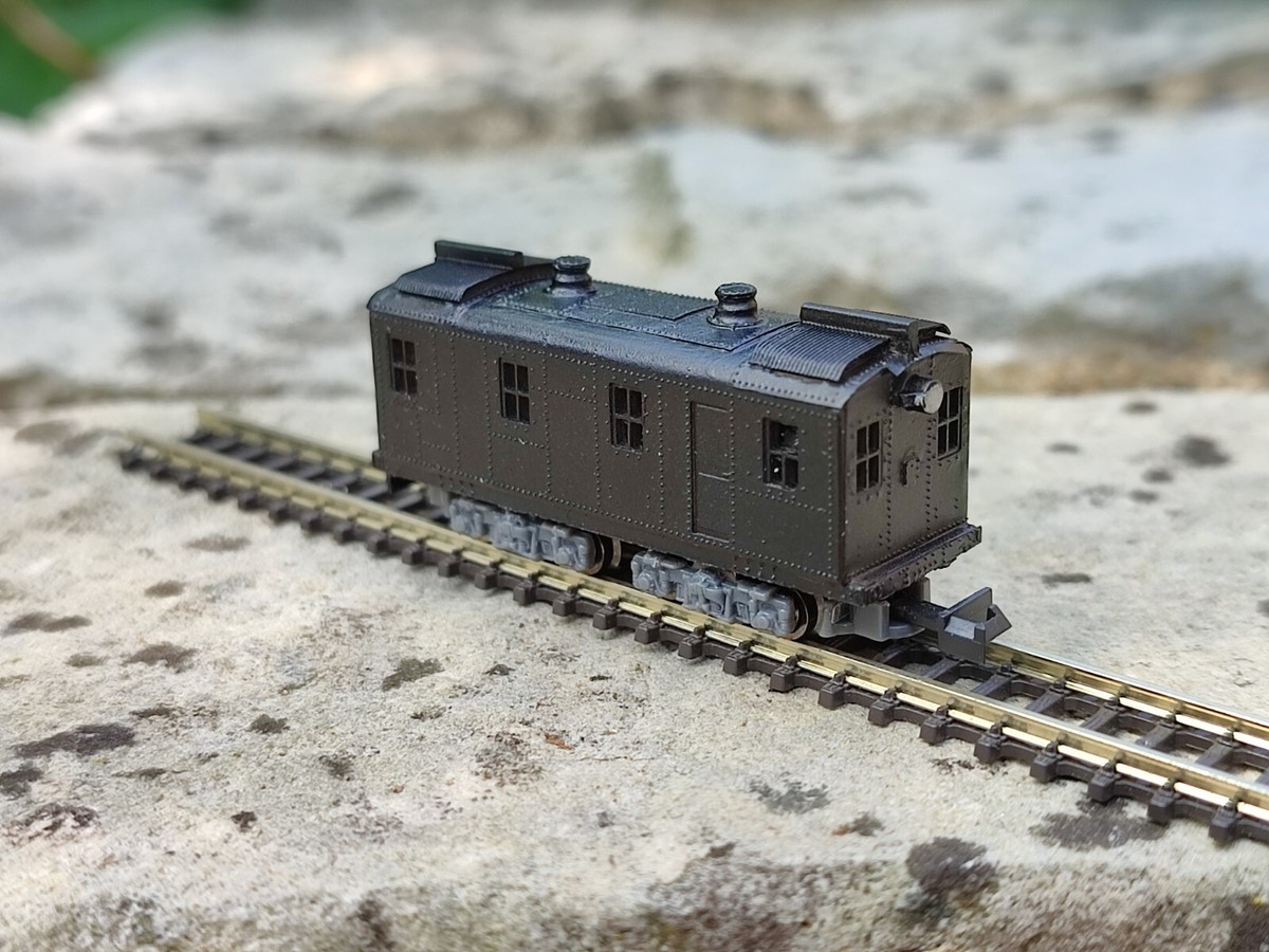 1:220 Z scale gauge AL-CO GE Boxcab for Rokuhan Shorty