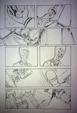 Spellbinder 2024 Original MATT HEBB Hand Drawn Interior Comics Page