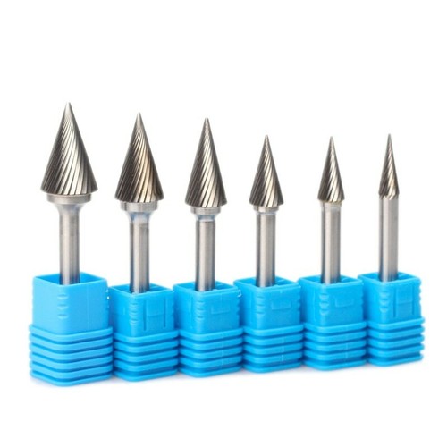 1/6PC 6mm TCT Carbide Head Burr Rotary Drill Bits Tools Cutter Files Shank - Picture 19 of 19