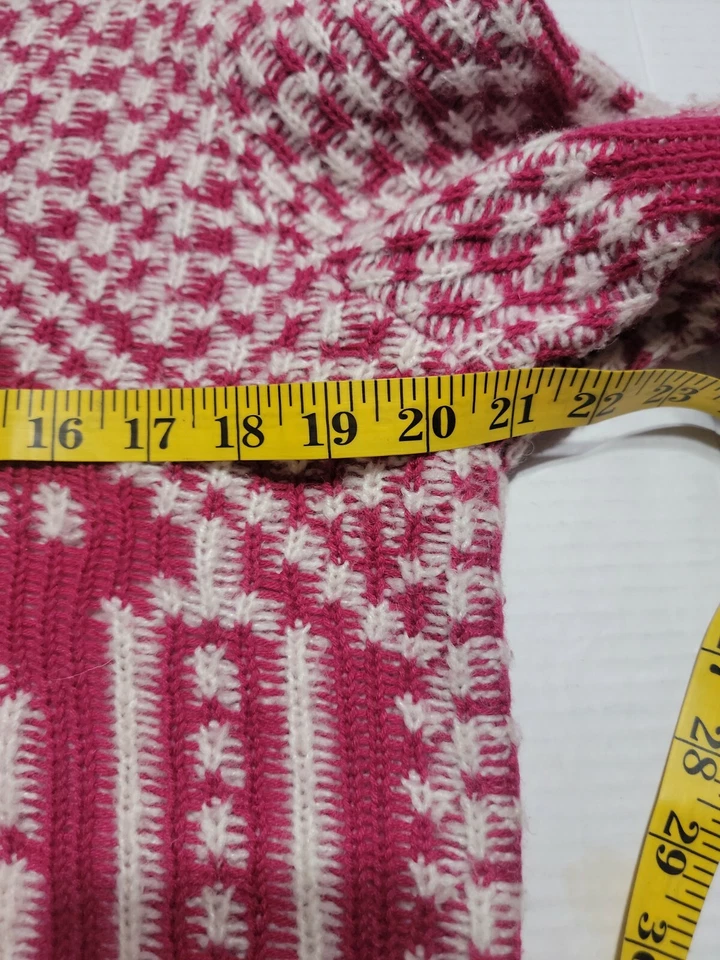 Per Una Women L Pink Blue Turquoise Sweater Long Sleeve US 12 UK 14 - Image 3 of 4